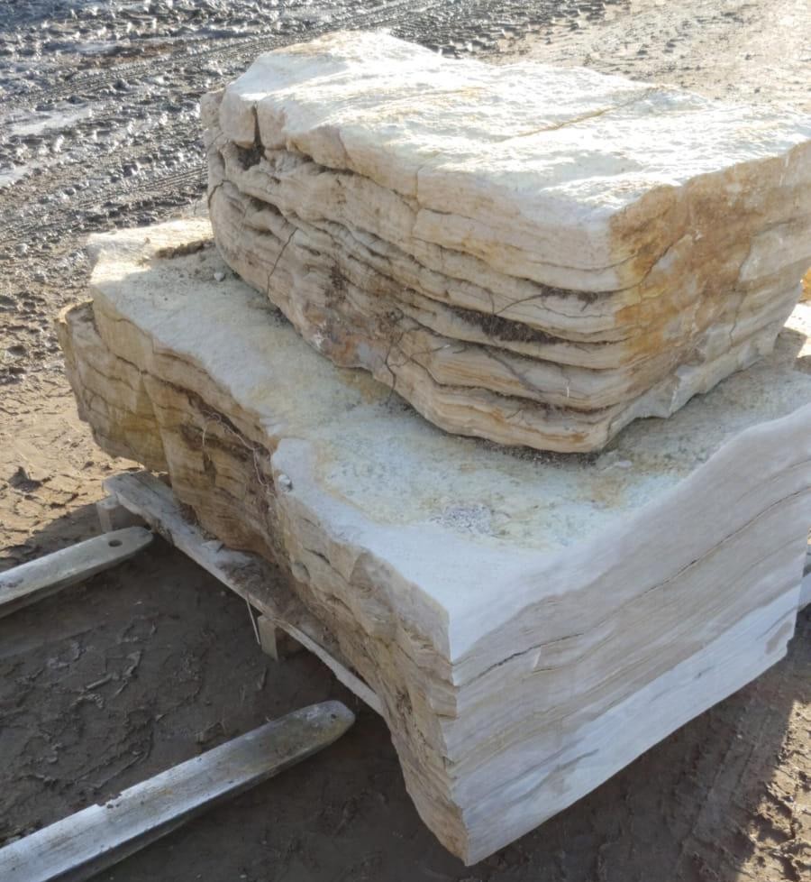 Large landscaping boulders for sale flat weathered limestone Rock